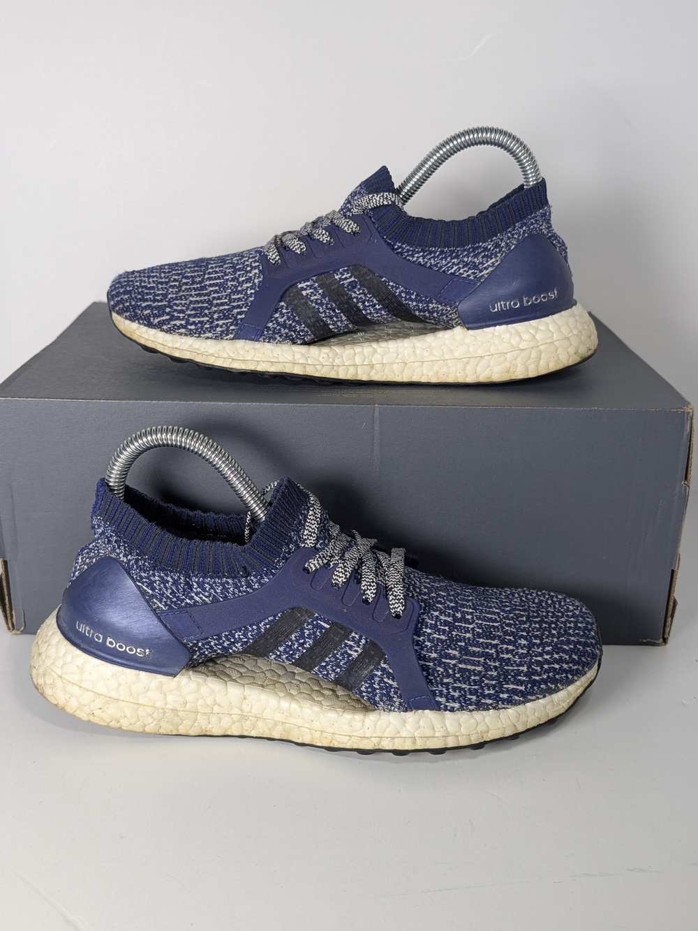 Adidas UltraBoost X Mystery Ink Blue Running Shoes Women's Size 6.5